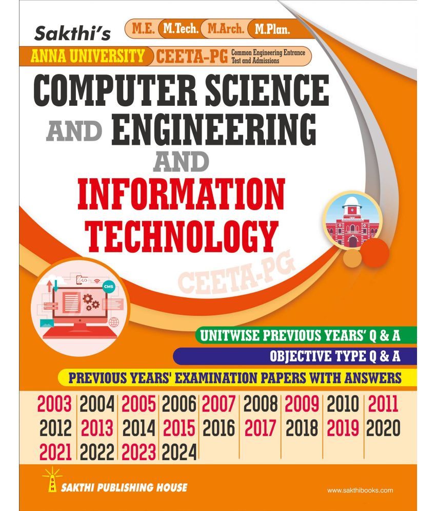     			CEETA-PG Computer Science and Engineering & Information Technology Previous Years Examination Solved Papers