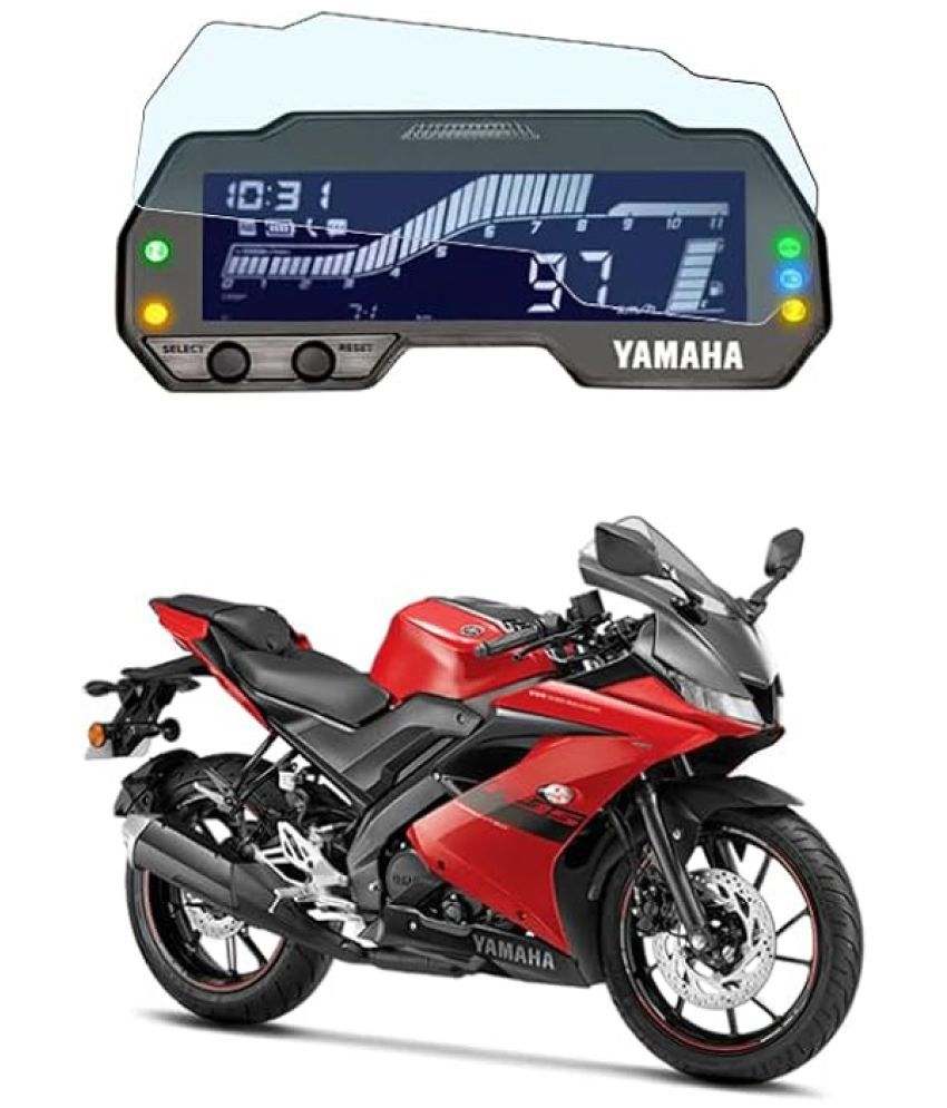     			Company Fitted Full Screen Coverage Screen Guard with Installation Kit For Touchscreen Display Compatible for Yamaha R15 V3