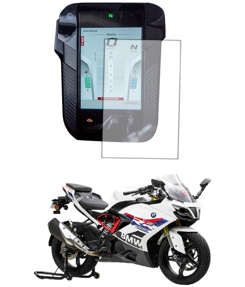     			Company Fitted Full Screen Coverage Screen Guard with Installation Kit For Touchscreen Display Compatible for BMW G-310 RR