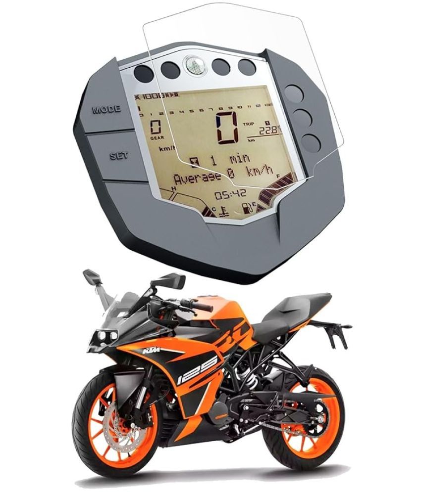     			Company Fitted Full Screen Coverage Screen Guard with Installation Kit For Touchscreen Display Compatible for KTM Duke 125