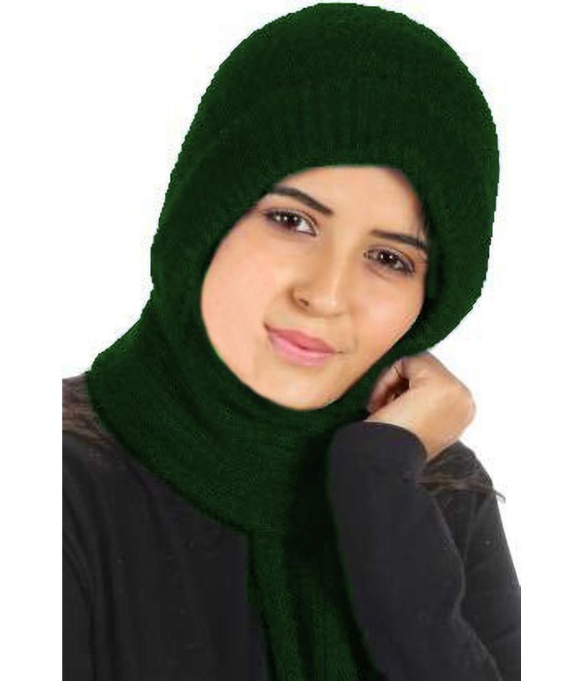     			Reoutlook Green Woollen Women's Scarf ( Pack of 1 )