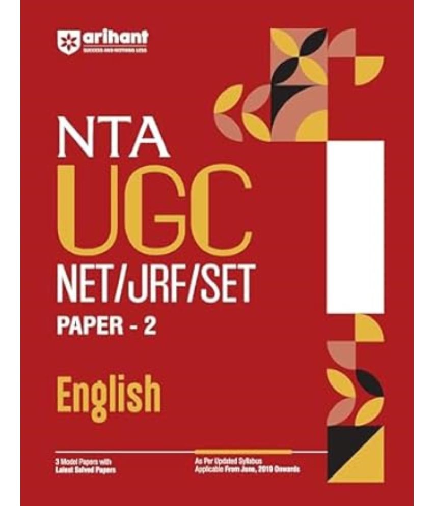     			Arihant 2025 EDITION NTA UGC NET/ JRF/ SET PAPER-2 English | As per updated syllabus | 3 Model Papers with latest solved papers