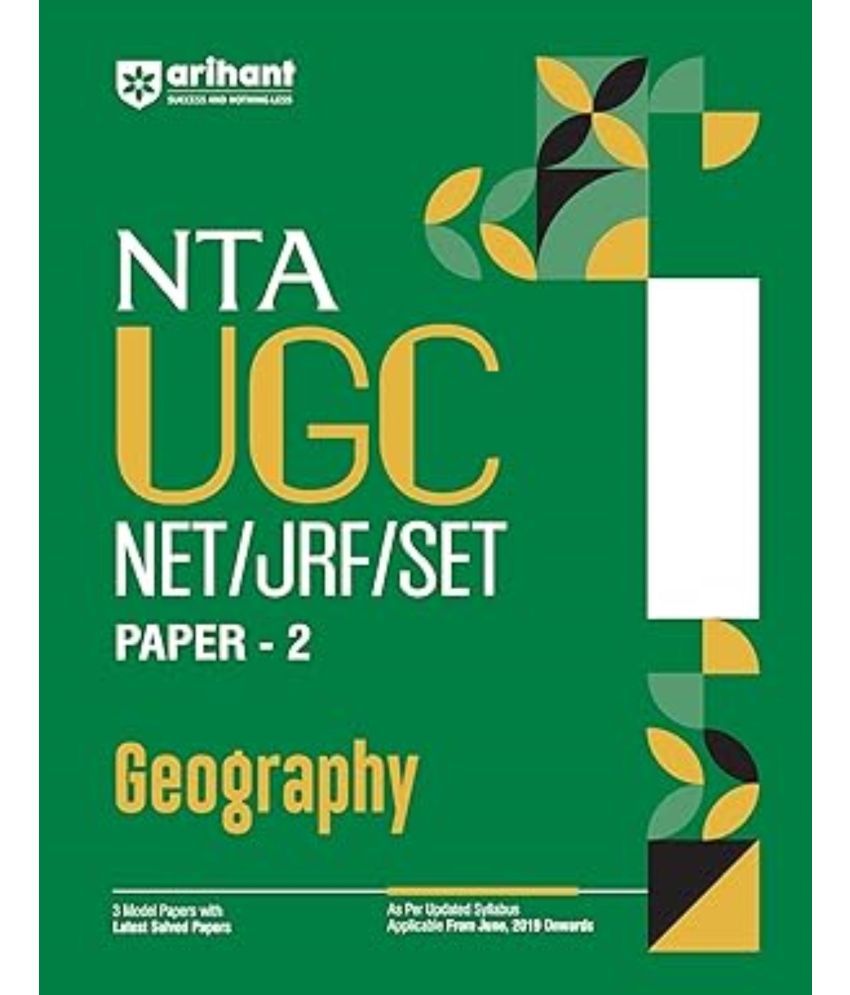     			Arihant 2025 EDITION NTA UGC NET/ JRF/ SET PAPER-2 Geography | As per updated syllabus | 3 Model Papers with latest solved papers