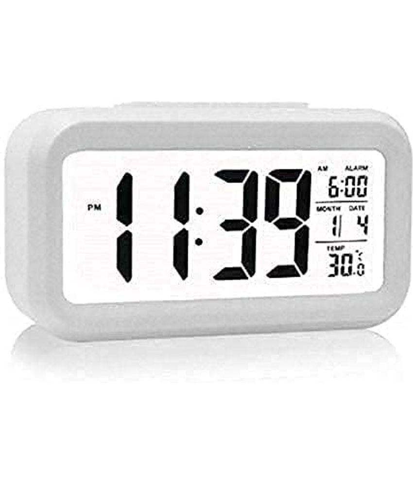     			Kalos Digital Plastic Rectangular Table Clock - Pack of 1