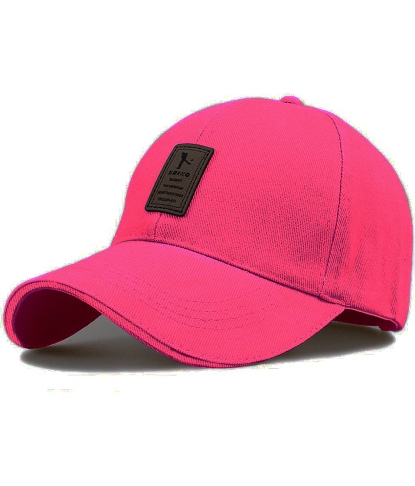     			Alamos Pack of 1 cotton Men's Cap ( Pink )