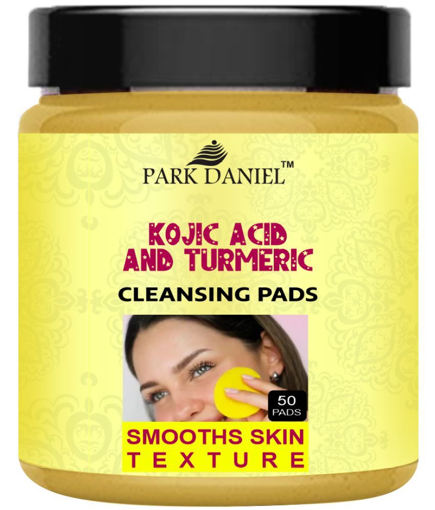     			Kojic Acid and Turmeric Cleansing Pads|50 Pcs| Skin Brightening and Energizing Formula|Deep Cleaning effect|For All Skin Types