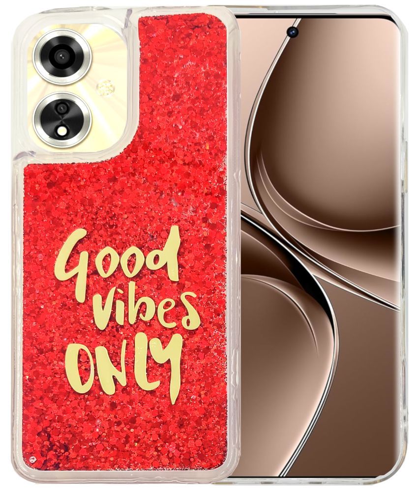     			Shining Stars Red Printed Back Cover Silicon Compatible For Oppo A59 5G ( Pack of 1 )