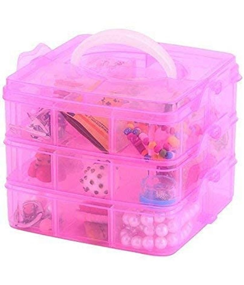     			Stysol Jewelry Organiser Box with 18 Grids Partitions Storage Boxes |Jewelry Box,  Box, Storage Box, Vanity box