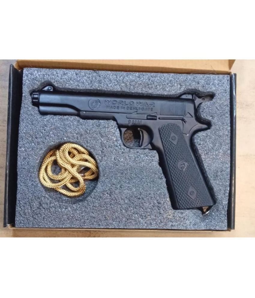     			Body Guard 9 Mm Metal Cork Pistol Gun With Free Cover And 60Pcs Sound Corks Pataka For Adults