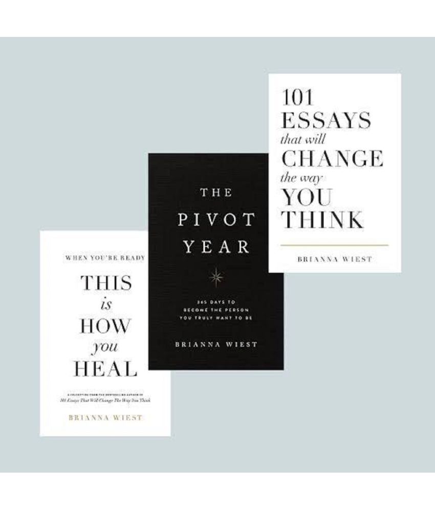     			( Combo Of 3 Books )101 Essays & The Pivot Year & This is How You Heal Brianna Wiest Paperback