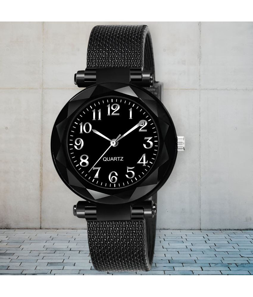     			DECLASSE Black Resin Analog Womens Watch