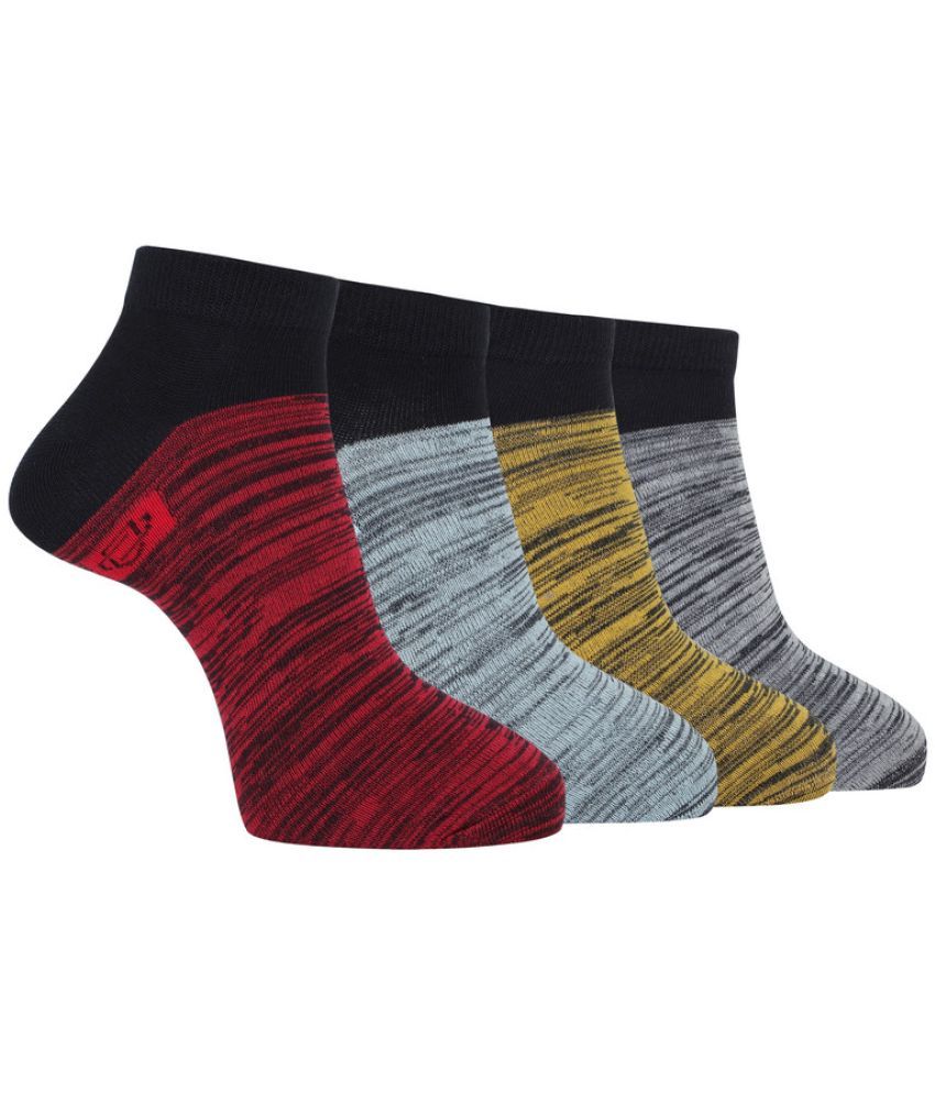     			Dollar Pack of 4 Men's Woollen Ankle Length Socks ( Multicolor 10 )