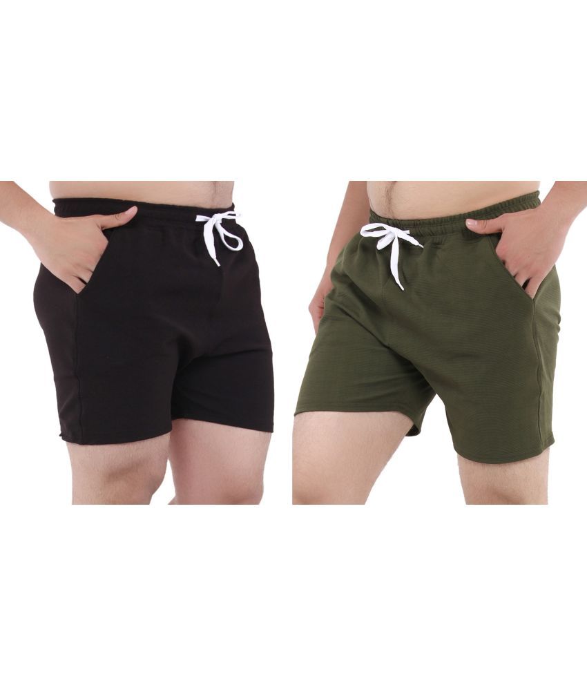     			GTwo Multicolor 2 Cotton Blend Men's Shorts ( Pack of 2 )