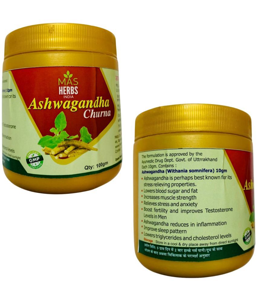     			MAS HERBS ORIGINAL ASHWAGANDHA POWDER CHURNA