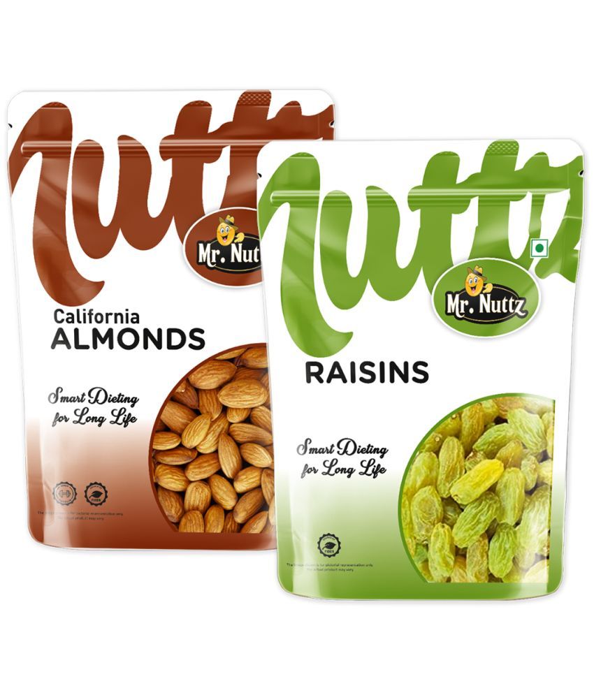     			Mr.Nuttz Mixed Nuts Almond & Raisin Combo Pack 2x250g (500g)