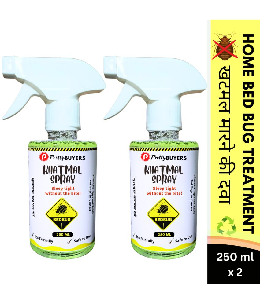     			PRETTYBUYERS Bed Bug Spray Khatmal Marne Ki Spray Pack of 2