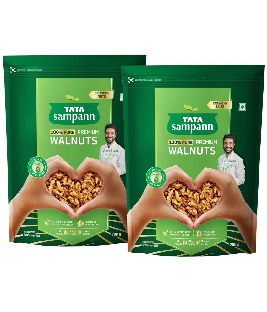     			Tata Sampann Walnut Kernals (Akhrot) 400gm Pack of 2