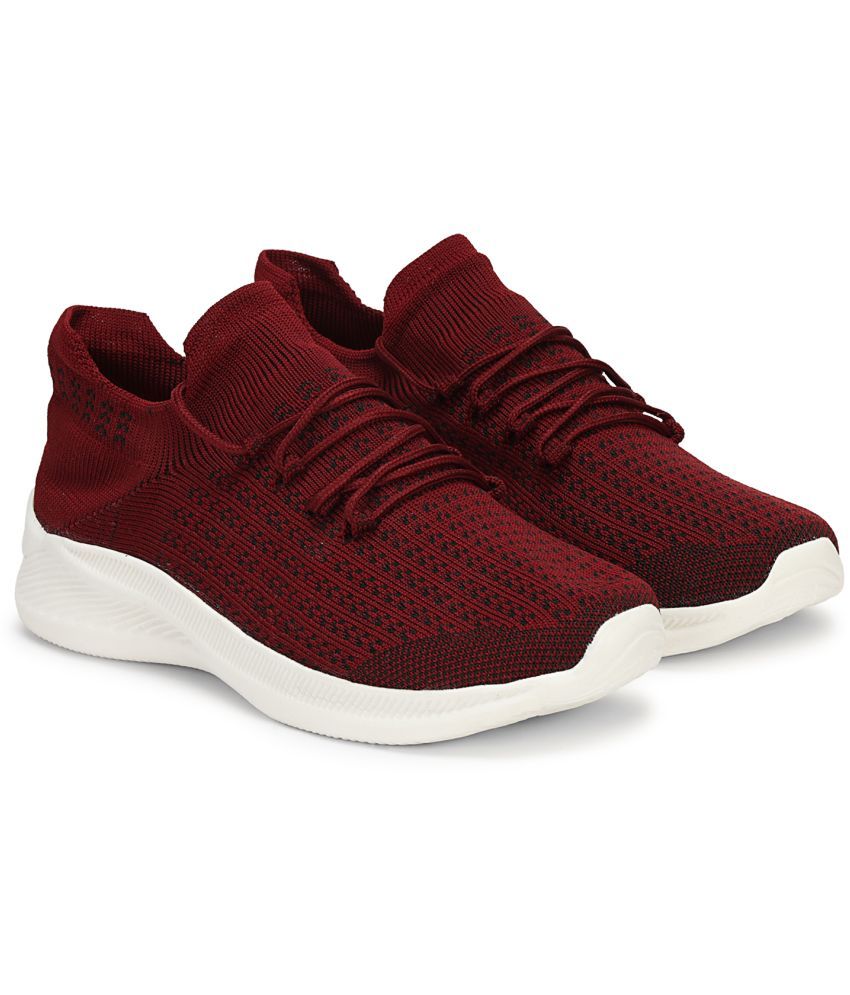     			Kraasa - Maroon Women's Running Shoes