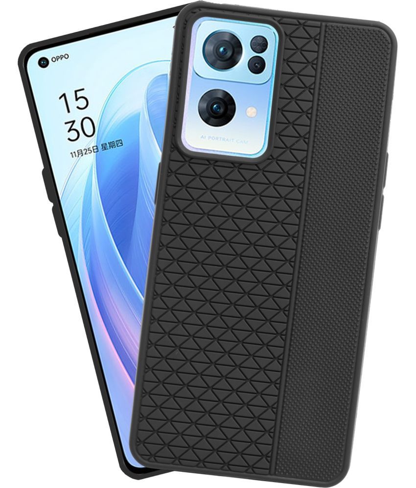     			VAKIBO Plain Cases Compatible For Rubber Oppo Reno7 Pro ( Pack of 1 )