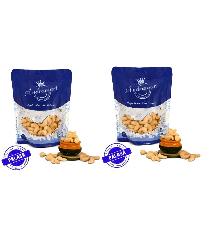     			ANDRA MART Roasted Masala Cashew Nuts 500 Pack of 2