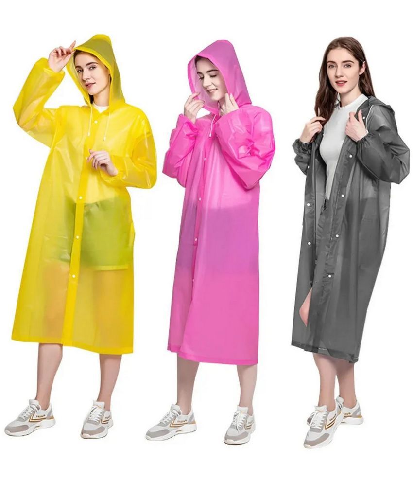     			Infispace Long Raincoat - Multi Color