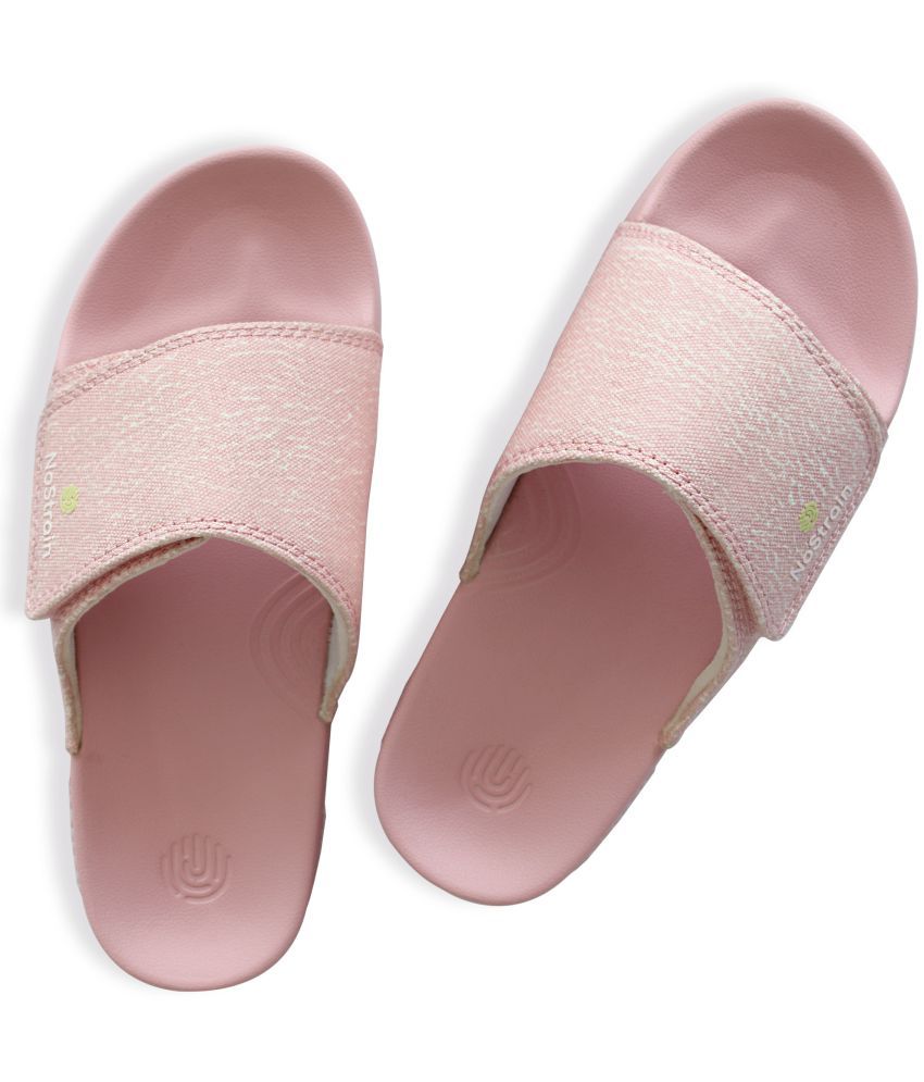     			NoStrain Pink Women's Slide Flip Flop