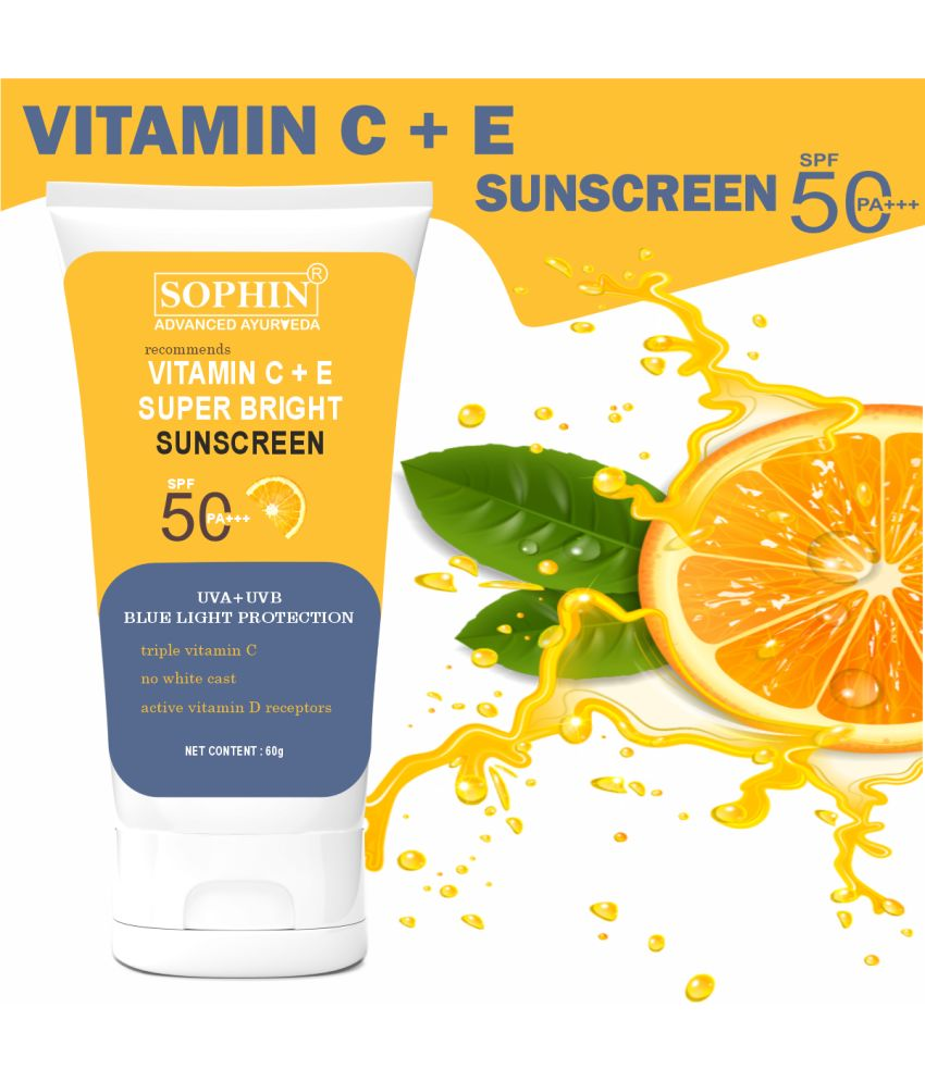     			SOPHIN SPF 50 Sunscreen Cream For All Skin Type ( Pack of 1 )