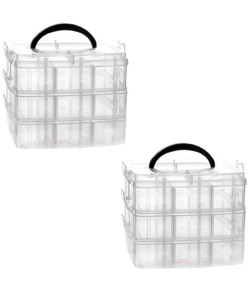     			Vittamix 18 GRID WHITE 2-pcs Plastic Transparent Multi-Purpose Container ( Set of 1 )