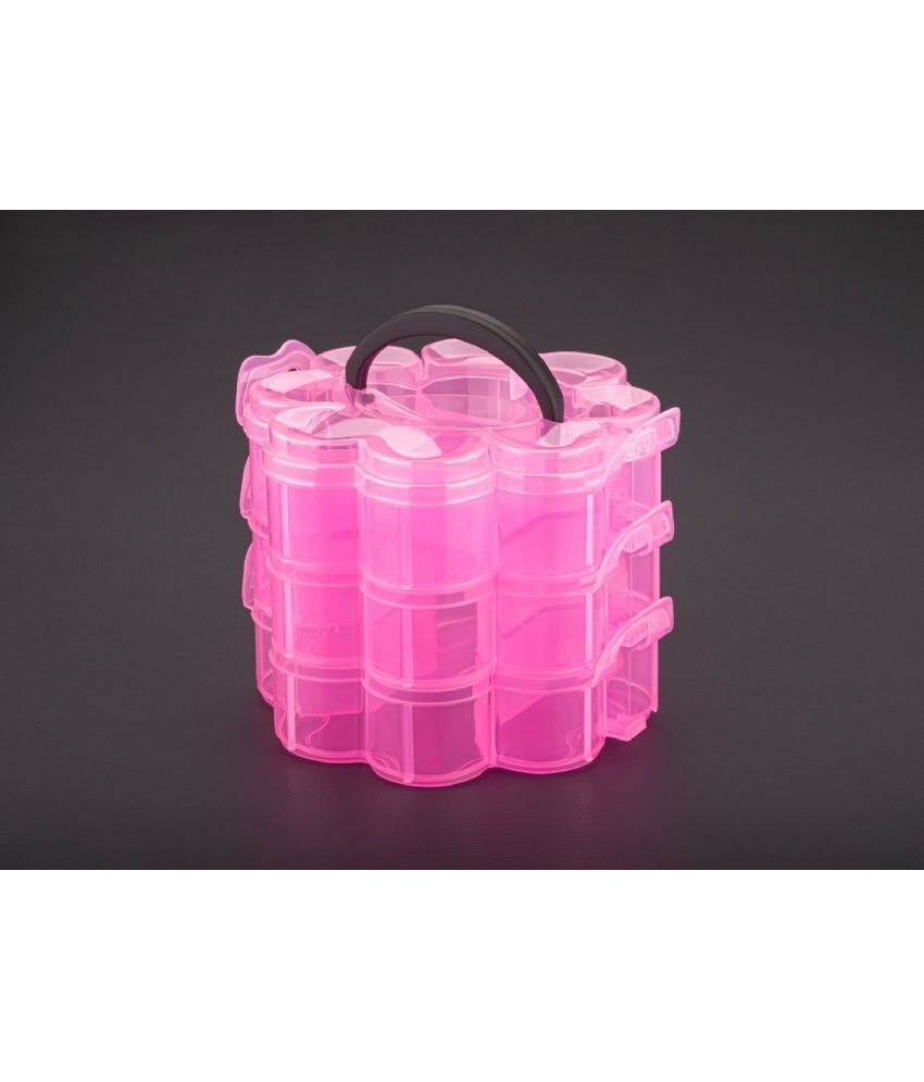     			Vittamix 9 FLOWER GRID PINK 1 Plastic Light Pink Multi-Purpose Container ( Set of 1 )