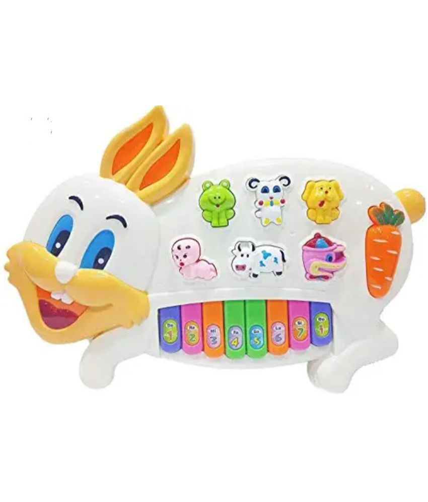     			1698Y-YESKART Rabbits Musical Instrument with 3 Modes Animal Sounds, Flashing Lights & Wonderful Music