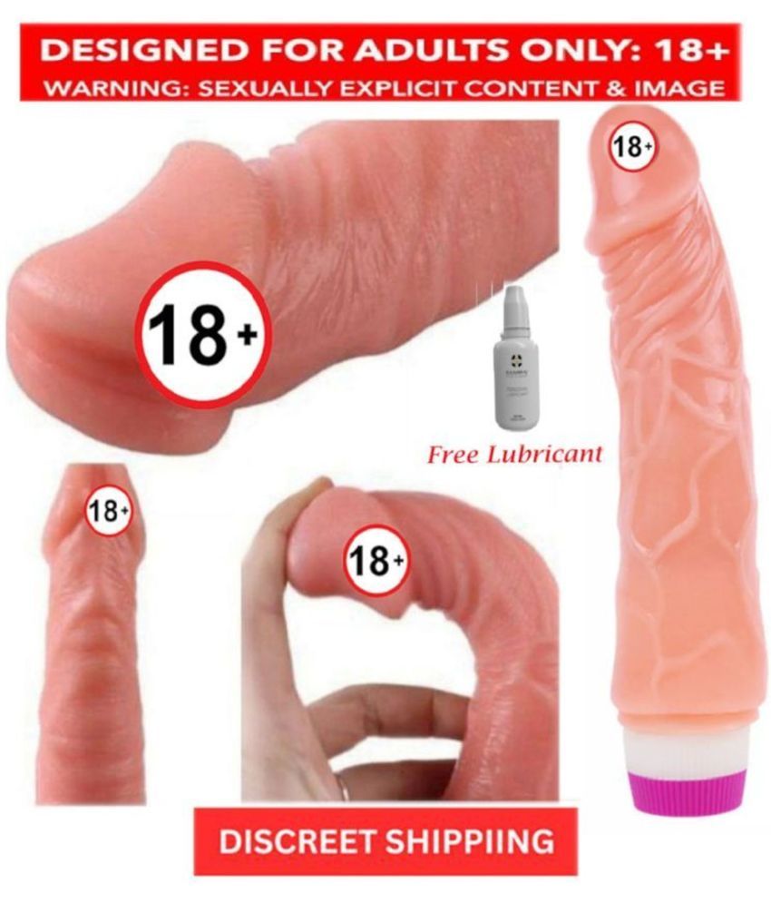     			9INCH Long Skin Colored Vibrating Dildo For Sexy Girls Vagina  G Vibrator-G-Sp ot-Dildo-Rabbit-Female-Adult-Sex