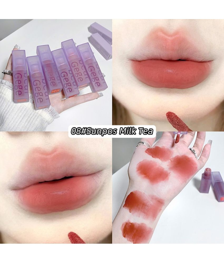     			DAIMANPU Apple Red Matte Lipstick 12