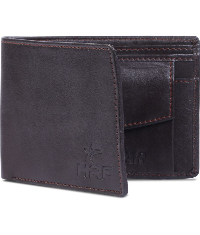     			HRFSTAR PU Solid Men's Regular Wallet With 4 Slots For Card ( Black , Pack of 1 )