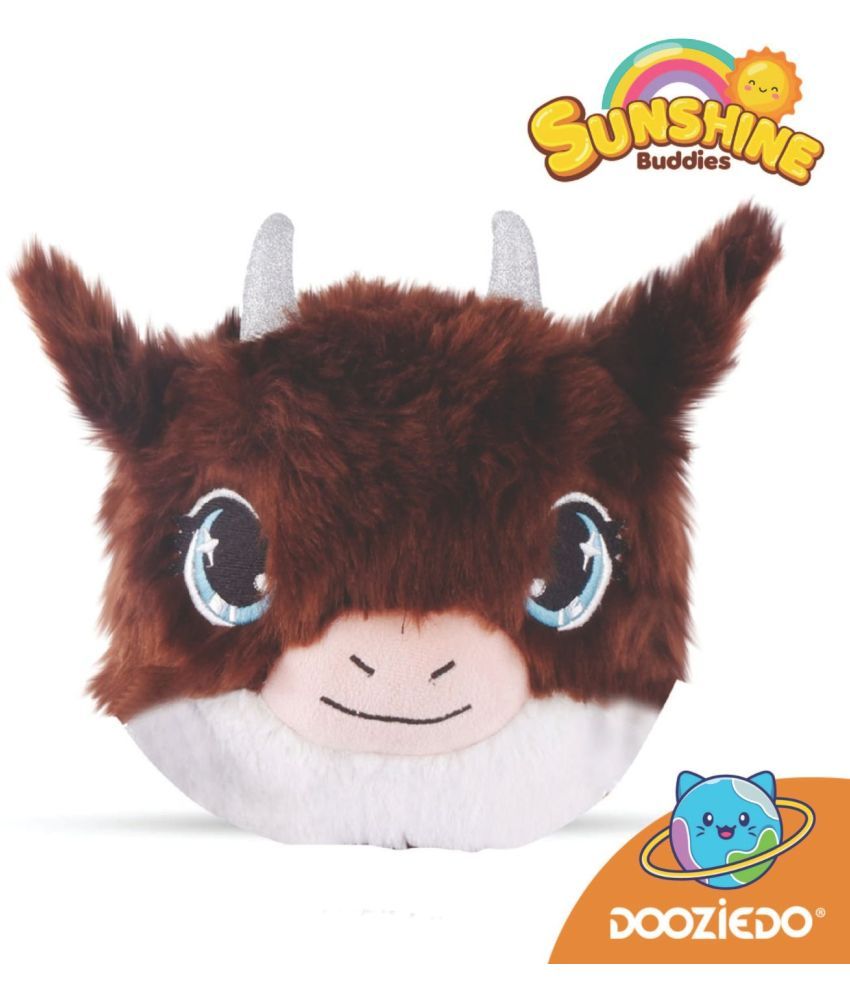     			Soft Cow Animal Plush Toy for Kids - Stuffed Moo Backpack Key Chain 16*10cm