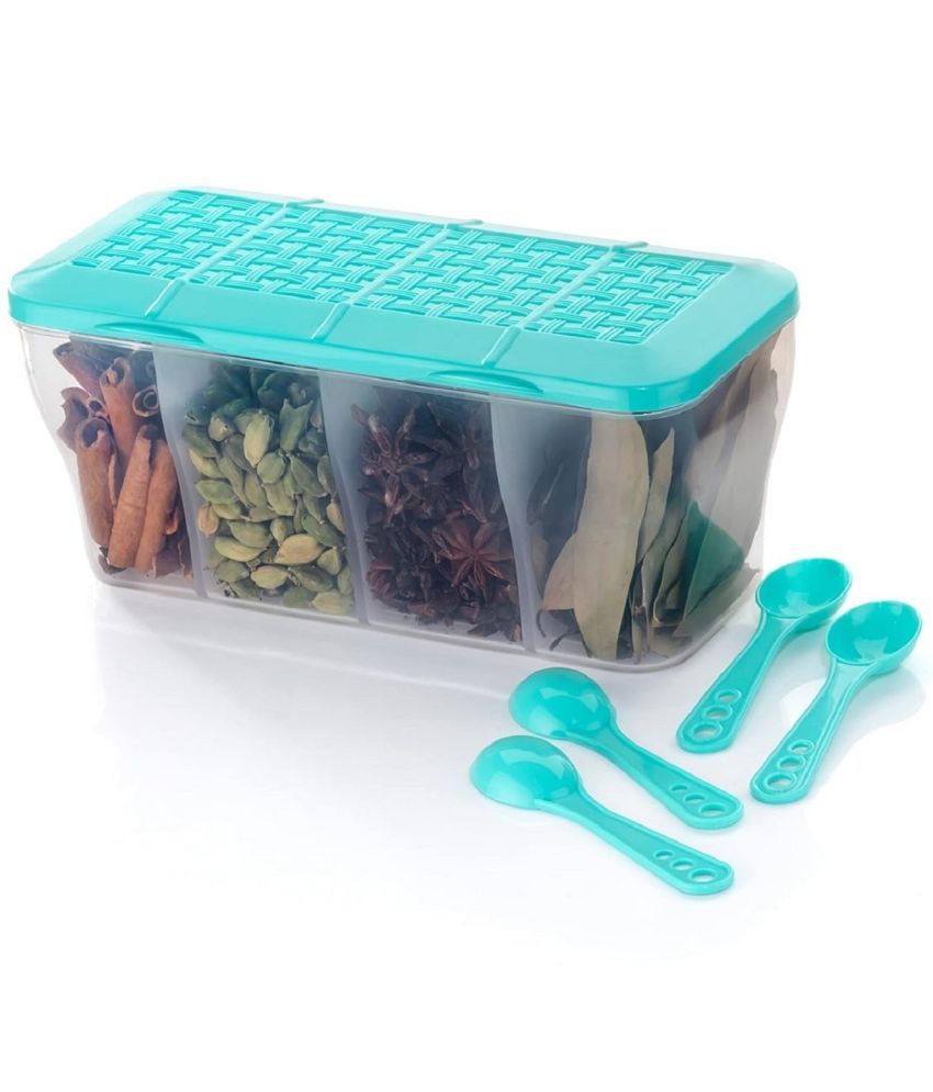     			Vittamix 4-Section C-green 1 Plastic Sea Green Spice Container ( Set of 1 )