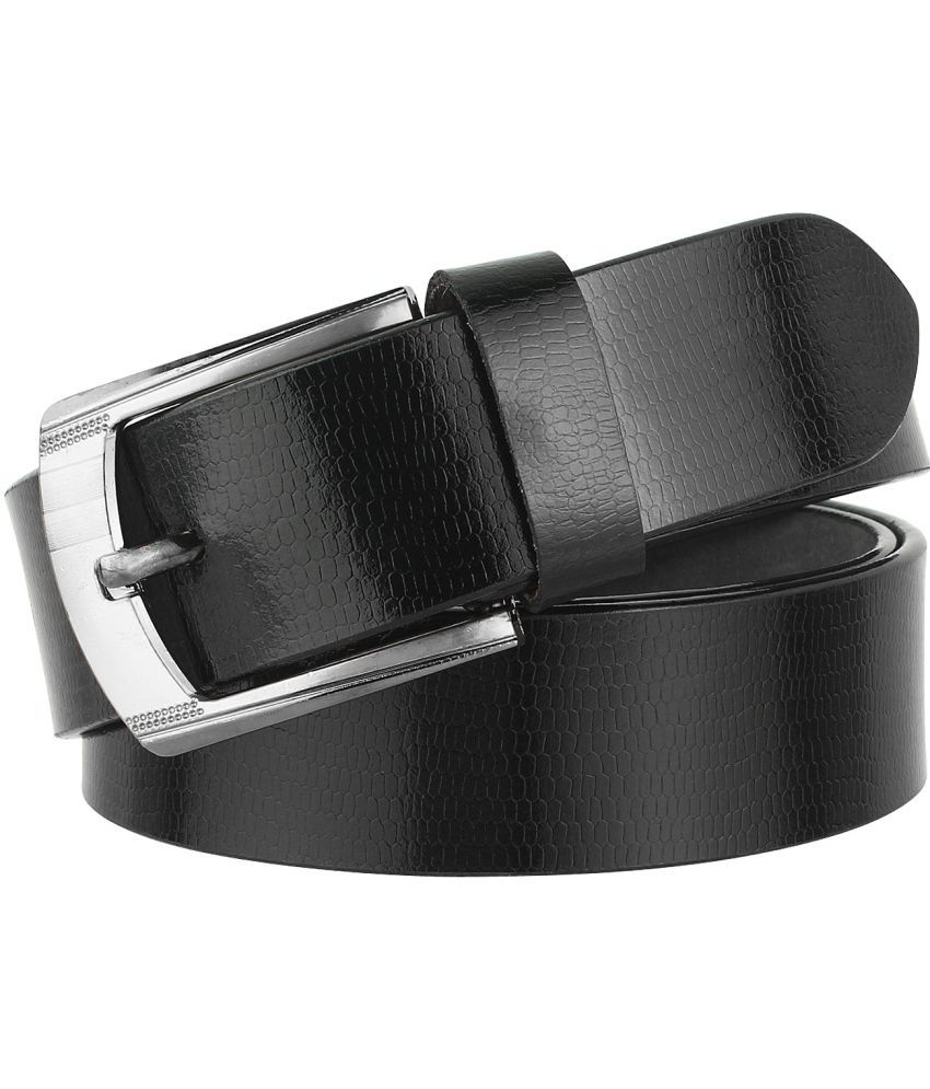     			samtroh - Black Leather Men's Formal Belt ( Pack of 1 )