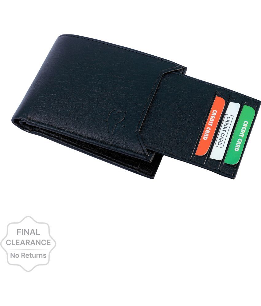     			samtroh Faux Leather Colorblock Men's Regular Wallet With 6 Slots For Card ( Black , Pack of 1 )