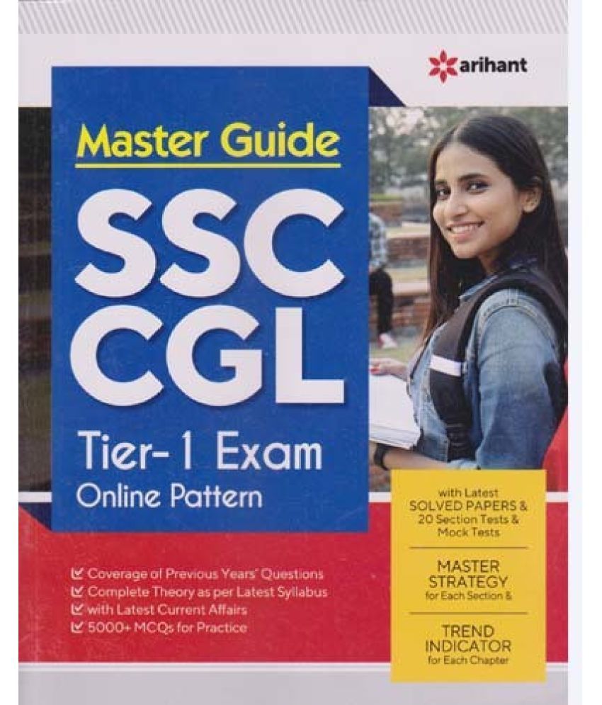     			Arihant Mastefr Guide Ssc Cgl Tier - 1, Exam Online Pattern