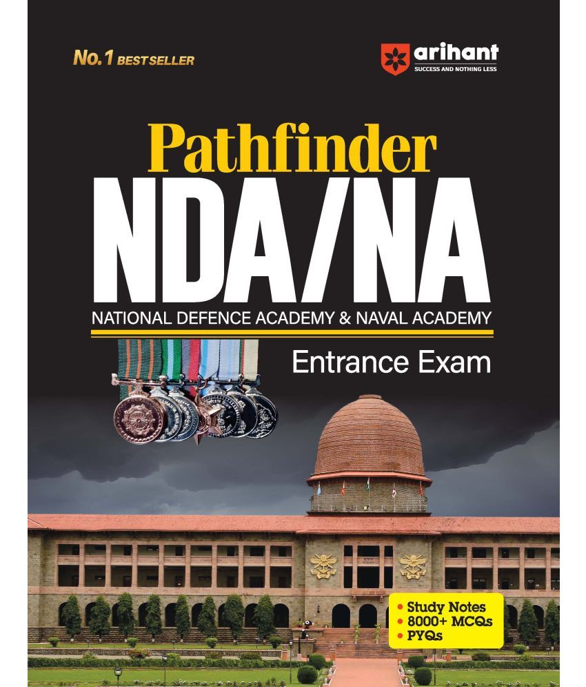     			Arihant Pathfinder NDA/NA Entrance Exam With Study Guide | 8000+ MCQs | PYQs | Mathematics, General Ability, English, Science | Quick problem-solving