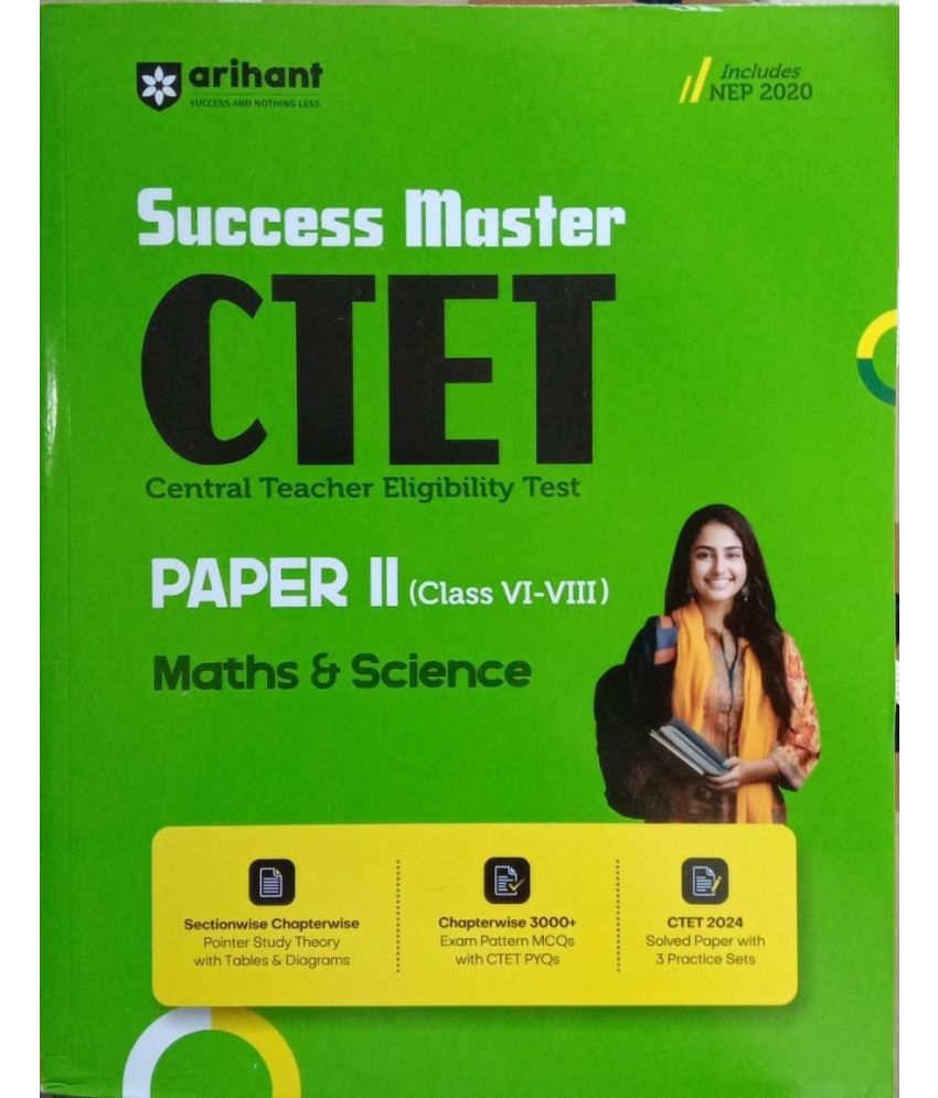     			Arihant's Success Master CTET Paper-II Kaksha VI-VIII Maths & Science