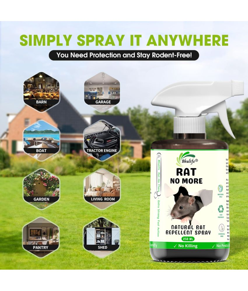     			Bhulife Rodent Spray Herbal Rat Repellent Spray