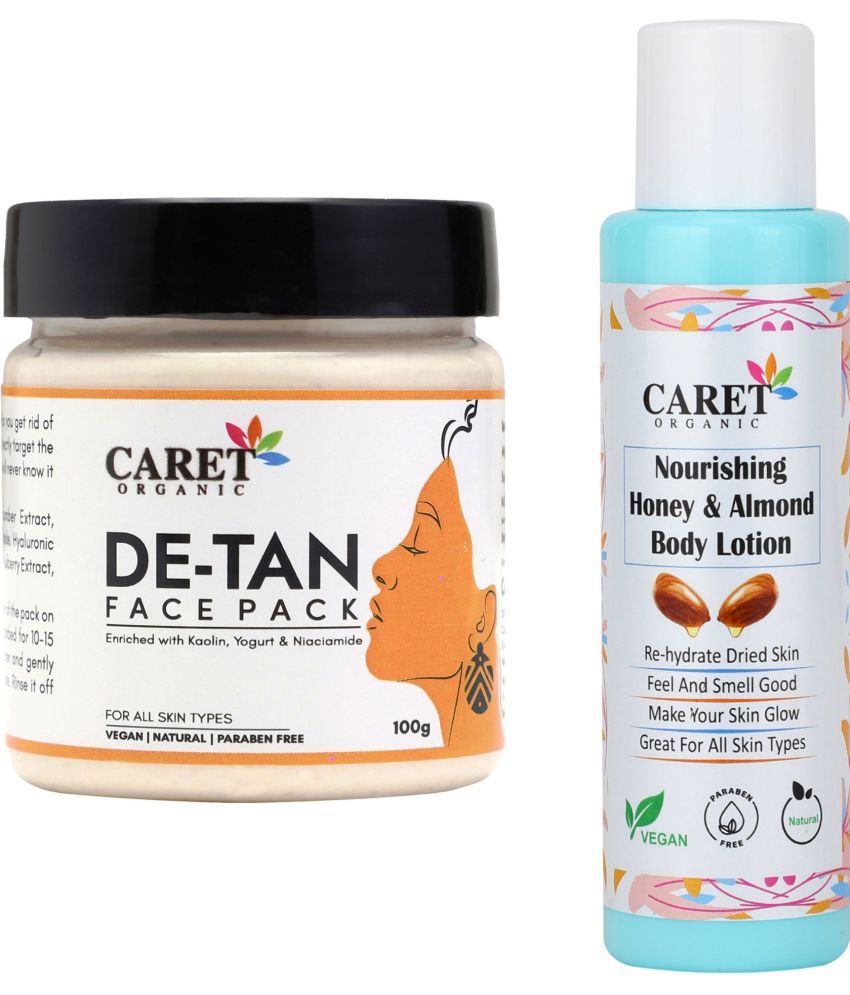     			De-Tan Face Pack (100g) AND Honey & Almond Body Lotion (100ml) (2 Items in the set)