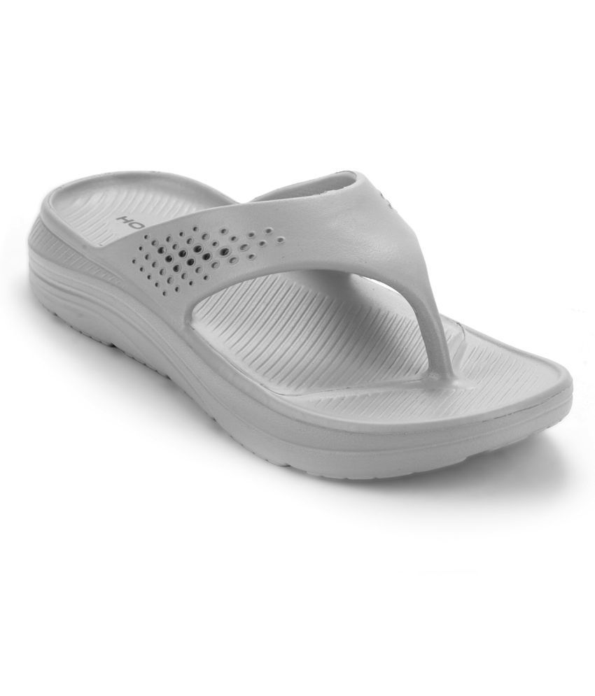     			HOPPA Light Grey Men's Thong Flip Flop