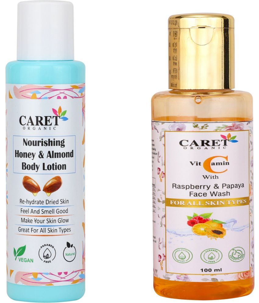     			HoneyAlmondBodyLotion(100ml)ANDVitaminCResberryPapayaFaceWash(100ml)(2Itemsintheset)