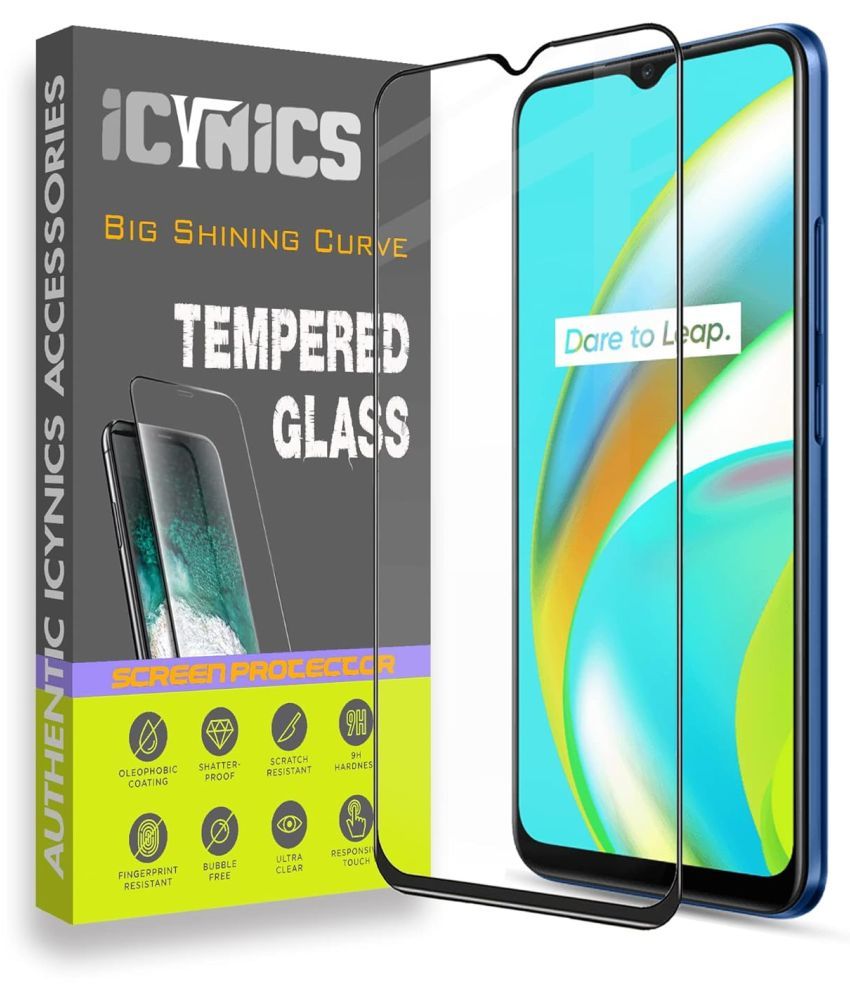     			Icynics Tempered Glass Compatible For Realme C12 ( Pack of 1 )