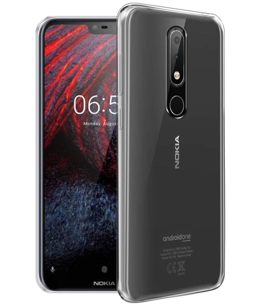     			Kosher Traders Plain Cases Compatible For Silicon Nokia 6.1 plus ( )