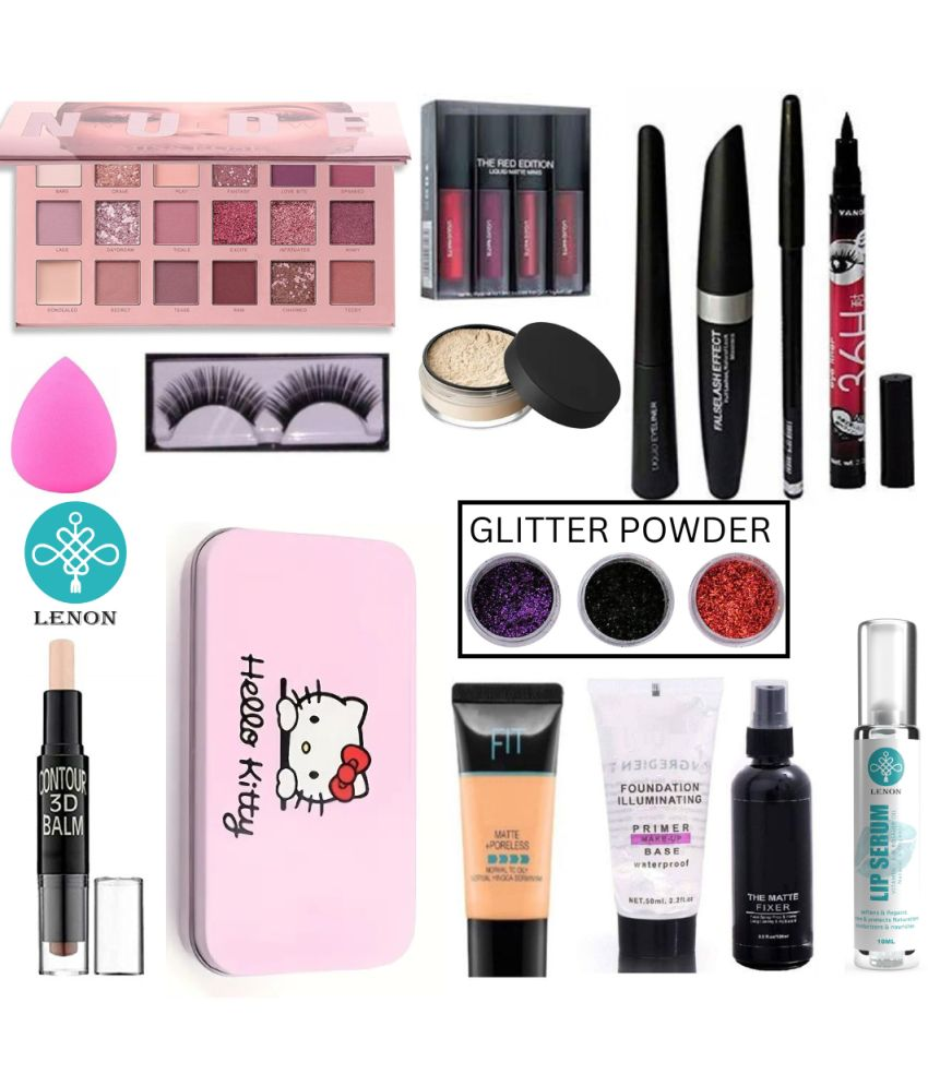     			Lenon Makeup Kit ( Daily use 14 item Makeup Combo )