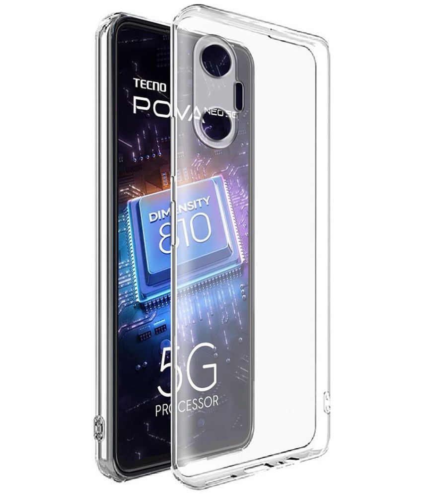     			Megha Star*** Plain Cases Compatible For Silicon TECNO POVA NEO 5g ( )