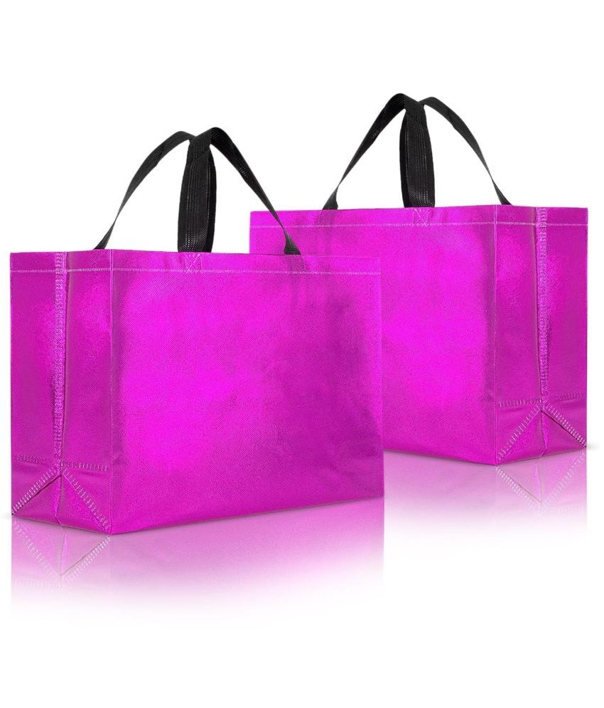     			PUFFSMART Purple Polyester Grocery Bag Pack of 1