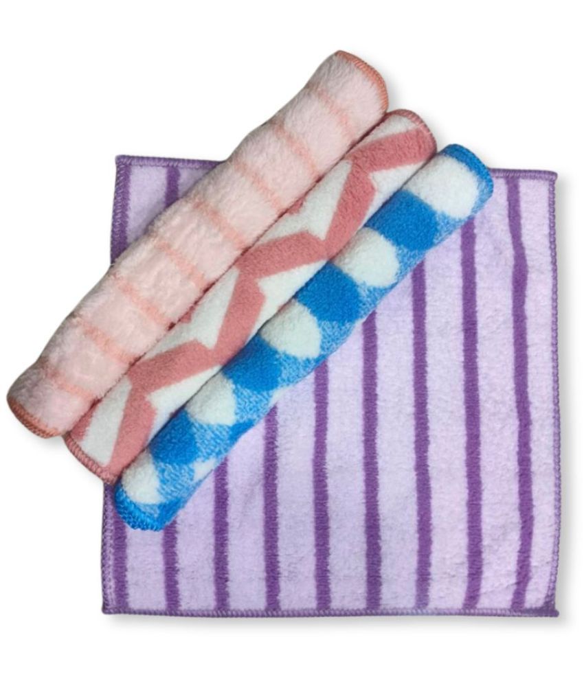     			Soft Towel Handkerchief and Rumal (Colour & Print May Vary) (25 x 25 CM) Pack of 4